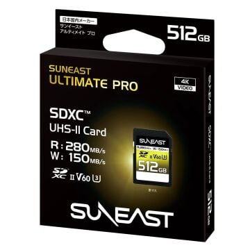 SUNEAST Ultimate Pro V60 512GB SD Kart – Yüksek Hızlı 4K Video ve Profesyonel Kamera Depolama