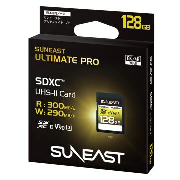 SUNEAST Ultimate Pro V90 128GB SD Kart – Yüksek Hızlı 8K Video ve Profesyonel Kamera Depolama