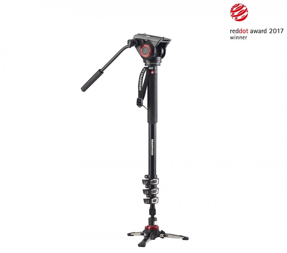 Manfrotto MVMXPRO500 Fluid Video Monopod İle 500 Head