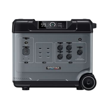 PATONA Platinum Powerstation Autarc 5000 Pro | 5120Wh LiFePO4 Taşınabilir Güç İstasyonu | PD100W USB-C, USB-A QC, AC/DC Çıkışlı