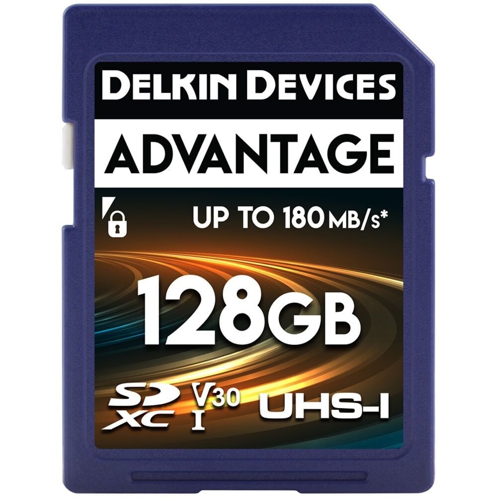 DELKIN 128GB UHS-I SD Kart | Yüksek Hızlı 4K Video & Fotoğraf Çekimi