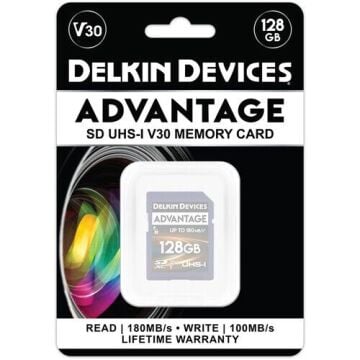 DELKIN 256GB UHS-I SD Kart | Yüksek Hızlı 4K Video & Fotoğraf Çekimi