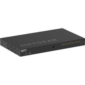Netgear GSM4212UX-100EUS Netgear 8x1G Ultra90 PoE++ 802.3bt 720W 2x1G and 2xSFP+ Managed Switch