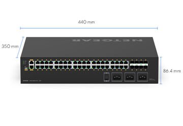 Netgear GSM4248UX-100EUS Netgear 40x1G PoE++ 2,880W and 8xSFP+ Managed Switch