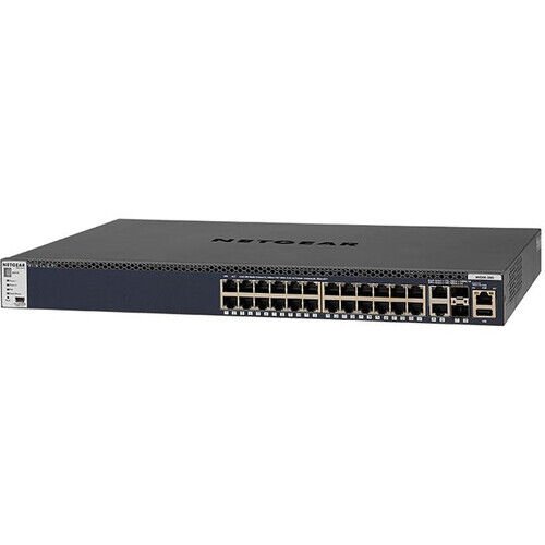 Netgear GSM4328S-100NES Netgear 24x1G, 2x10G, and 2xSFP+ Managed Switch