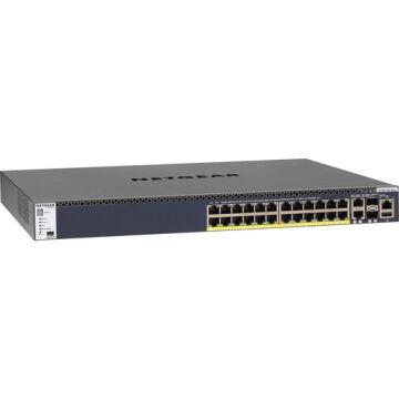 Netgear GSM4328PA-100NES Netgear 24x1G PoE+ 480W, 2x10G, 2xSFP+ Managed Switch