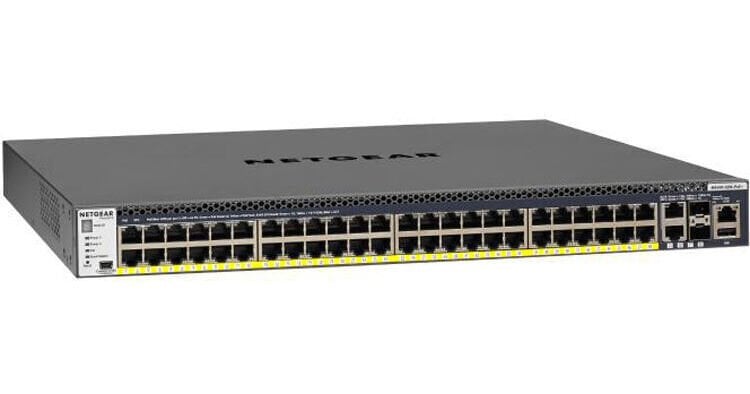 Netgear GSM4352PB-100NES Netgear 48x1G PoE+ 591W, 2x10G, 2xSFP+ Managed Switch