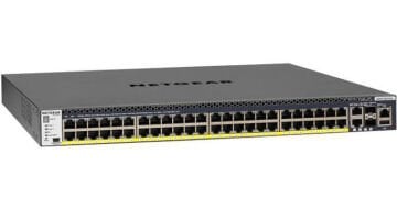 Netgear GSM4352PB-100NES Netgear 48x1G PoE+ 591W, 2x10G, 2xSFP+ Managed Switch