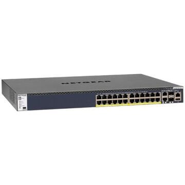 Netgear GSM4328PB-100NES Netgear 24x1G PoE+ 630W, 2x10G, 2xSFP+ Managed Switch