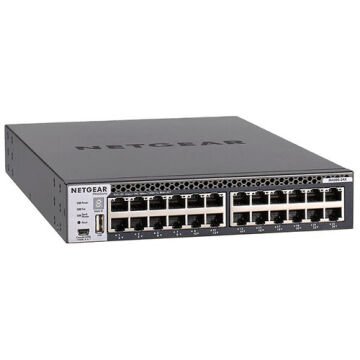 Netgear XSM4324CS-100NES Netgear Half-Width 24x10G including 24x10GBASE-T and 4xSFP+ (shared)