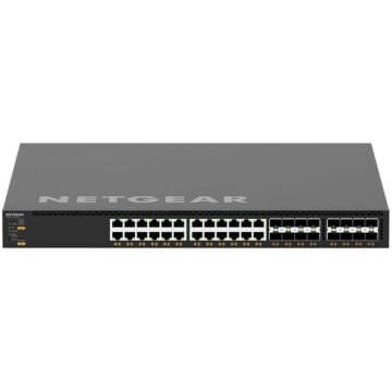 Netgear XSM4340V-100NES Netgear 24x10G/Multi-Gig PoE++, 8xSFP+ and 8xSFP28 25G (290W base, up to 1,770W)