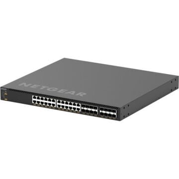 Netgear XSM4340V-100NES Netgear 24x10G/Multi-Gig PoE++, 8xSFP+ and 8xSFP28 25G (290W base, up to 1,770W)