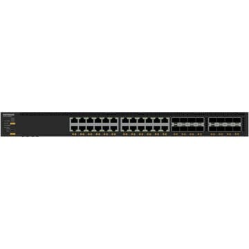 Netgear XSM4340V-100NES Netgear 24x10G/Multi-Gig PoE++, 8xSFP+ and 8xSFP28 25G (290W base, up to 1,770W)