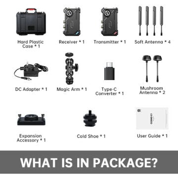 Hollyland Cosmo C1 Profesyonel Kablosuz Görüntü Aktarım Sistemi ( SDI/HDMI )