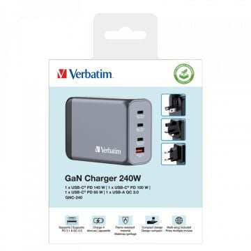 VERBATIM V GNC-240-240 Watt Şarj Adaptörü