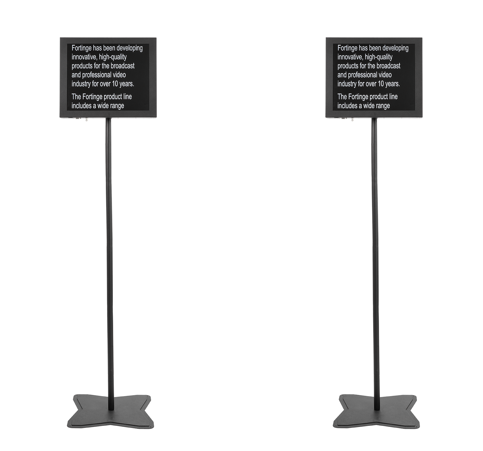 FORTINGE PROM15-D-HB 15'' Toplantı Prompterı (çift)