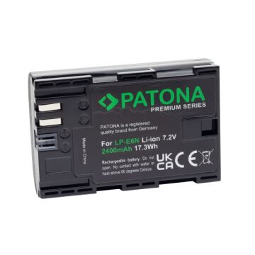 PATONA 1259 2400mAh Canon LP-E6 / LP-E6N Uyumlu Yüksek Kapasiteli Yedek Batarya
