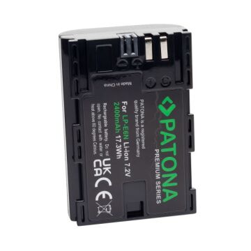 PATONA 1259 2400mAh Canon LP-E6 / LP-E6N Uyumlu Yüksek Kapasiteli Yedek Batarya