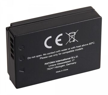 PATONA 1297 850mAh Canon LP-E12 Uyumlu Yüksek Kapasiteli Batarya
