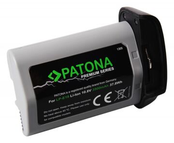 PATONA 1305 Premium Canon LP-E19 Uyumlu Yüksek Kapasiteli Batarya