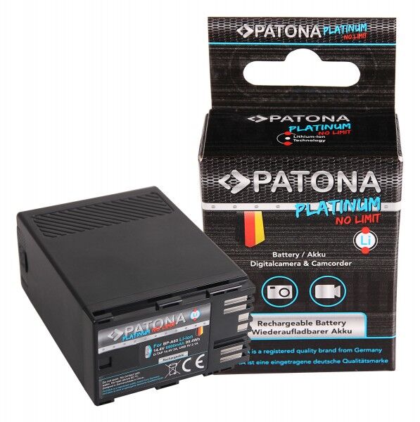 PATONA 1315 Platinum BP-A65 Canon Uyumlu Yüksek Kapasiteli Batarya