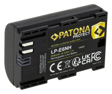 PATONA 13435 Protect Canon LP-E6NH Uyumlu Yüksek Kapasiteli Batarya