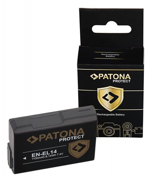 PATONA 11975 Protect Nikon EN-EL14 Uyumlu Yüksek Kapasiteli Batarya