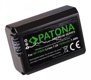 PATONA 1248 Sony NP-FW50 Uyumlu Yüksek Kapasiteli Batarya