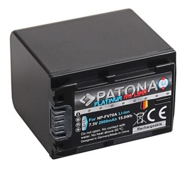 PATONA 1311 Platinum NP-FV70 Sony Uyumlu Yüksek Kapasiteli Batarya