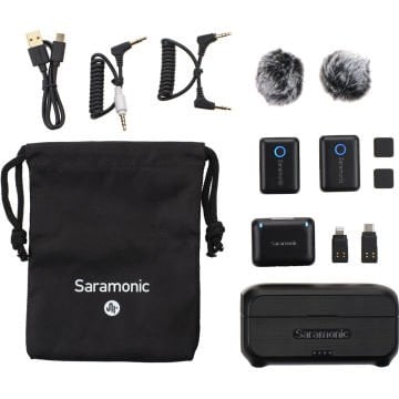 Saramonic Blink500 B2+ Mobil ve Kamera Uyumlu Kablosuz Mikrofon Seti