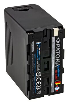 PATONA 1336 Platinum NP-F970 USB-C & Micro-USB Çıkışlı Sony Uyumlu Yüksek Kapasiteli Batarya