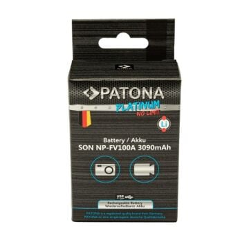 PATONA 1395 Platinum NP-FV100 USB-C Kamera Bataryası