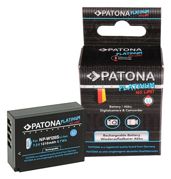 PATONA 1279 Fujifilm NP-W126 Yüksek Kapasiteli Kamera Bataryası