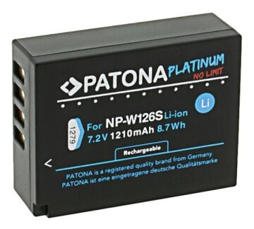 PATONA 1279 Fujifilm NP-W126 Yüksek Kapasiteli Kamera Bataryası
