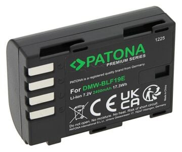 PATONA 1225 Premium Panasonic DMW-BLF19 Li-Ion Kamera Bataryası