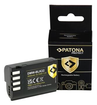 PATONA PROTECT 13465 2600mAh Panasonic Kamera Bataryası