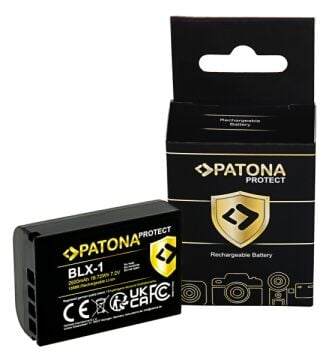 PATONA PROTECT 13595 2600mAh Li-Ion Kamera Bataryası (Olympus BLX-1 Uyumlu)