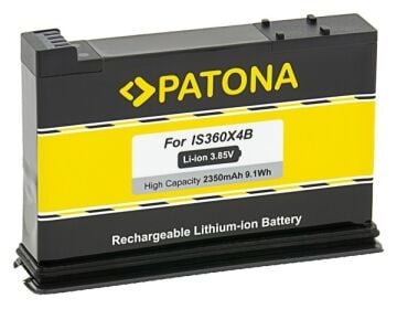 PATONA 1417 2350mAh Li-Ion Yedek Kamera Bataryası (Insta360 X4 Uyumlu)