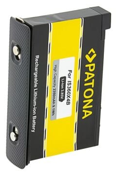 PATONA 1417 2350mAh Li-Ion Yedek Kamera Bataryası (Insta360 X4 Uyumlu)