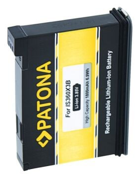 PATONA 1389 1800mAh Yedek Kamera Bataryası (Insta360 X3 Uyumlu)