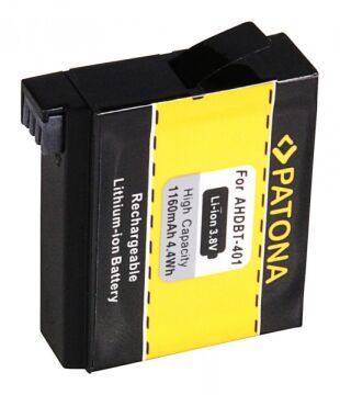 PATONA 1235 1160mAh Yedek Batarya (GoPro Hero4 Black & Silver Uyumlu)