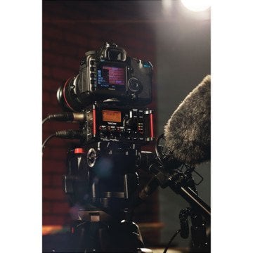 Tascam DR-60DMKII DSLR Kameralar için Taşınabilir Stereo Ses Kayıt Cihazı