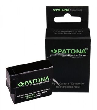 PATONA 1268 1250mAh Yüksek Kapasiteli Yedek Batarya (GoPro Hero 5 / 6 / 7 Uyumlu)