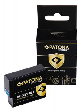 PATONA PROTECT 13325 1250mAh Yüksek Güvenlikli Yedek Batarya (GoPro Hero 5 / 6 / 7 / 8 Uyumlu)