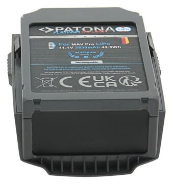 PATONA 6735 Platinum 3830mAh DJI Mavic / Pro / Pro Platinum Yüksek Performanslı Batarya