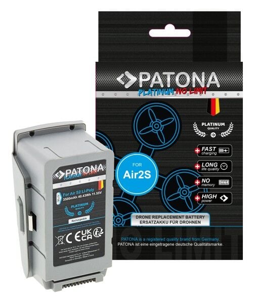 PATONA 6756 Platinum 3500mAh DJI Air 2S & Mavic Air 2 Yedek Batarya