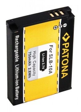 PATONA 1082 Samsung SLB-10A Uyumlu 750mAh Li-Ion Kamera Bataryası