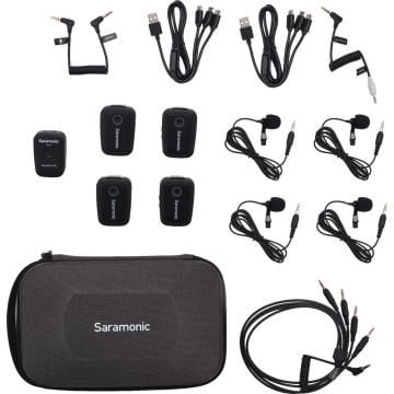 SARAMONIC BLINK500 T4 4 Kişilik Kablosuz Yaka Mikrofonu