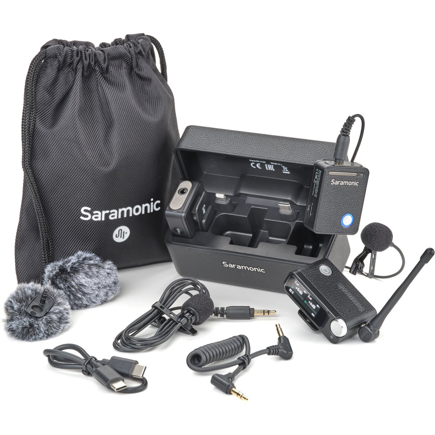 Saramonic Ultra03  2 Kişilik Kablosuz Yaka Mikrofon