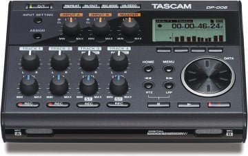 Tascam DP-006 6-Track Digital Pocketstudio Multi-Track Audio Recorder